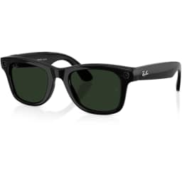 Умные очки Ray-Ban Wayfarer Shiny Black Transitions M Graphite Green — фото 1