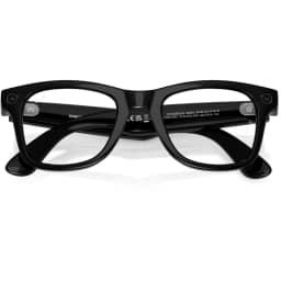 Умные очки Ray-Ban Wayfarer Shiny Black Transitions M Graphite Green — фото 3
