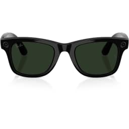 Умные очки Ray-Ban Wayfarer Shiny Black Transitions M Graphite Green — фото 6