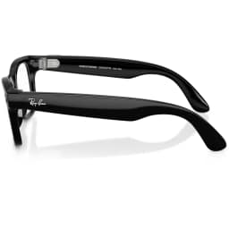 Умные очки Ray-Ban Wayfarer Shiny Black Transitions M Graphite Green — фото 7
