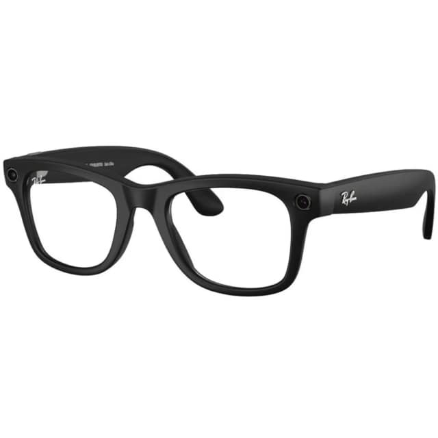 Умные очки Ray-Ban Wayfarer Matte Black M Clear