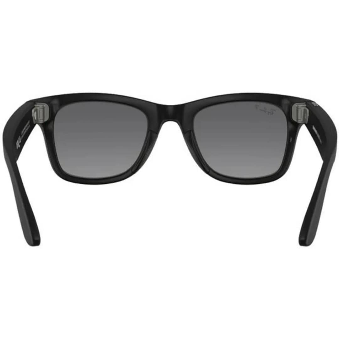 Умные очки Ray-Ban Wayfarer Matte Black Polar L Gradient Graphite — фото 4