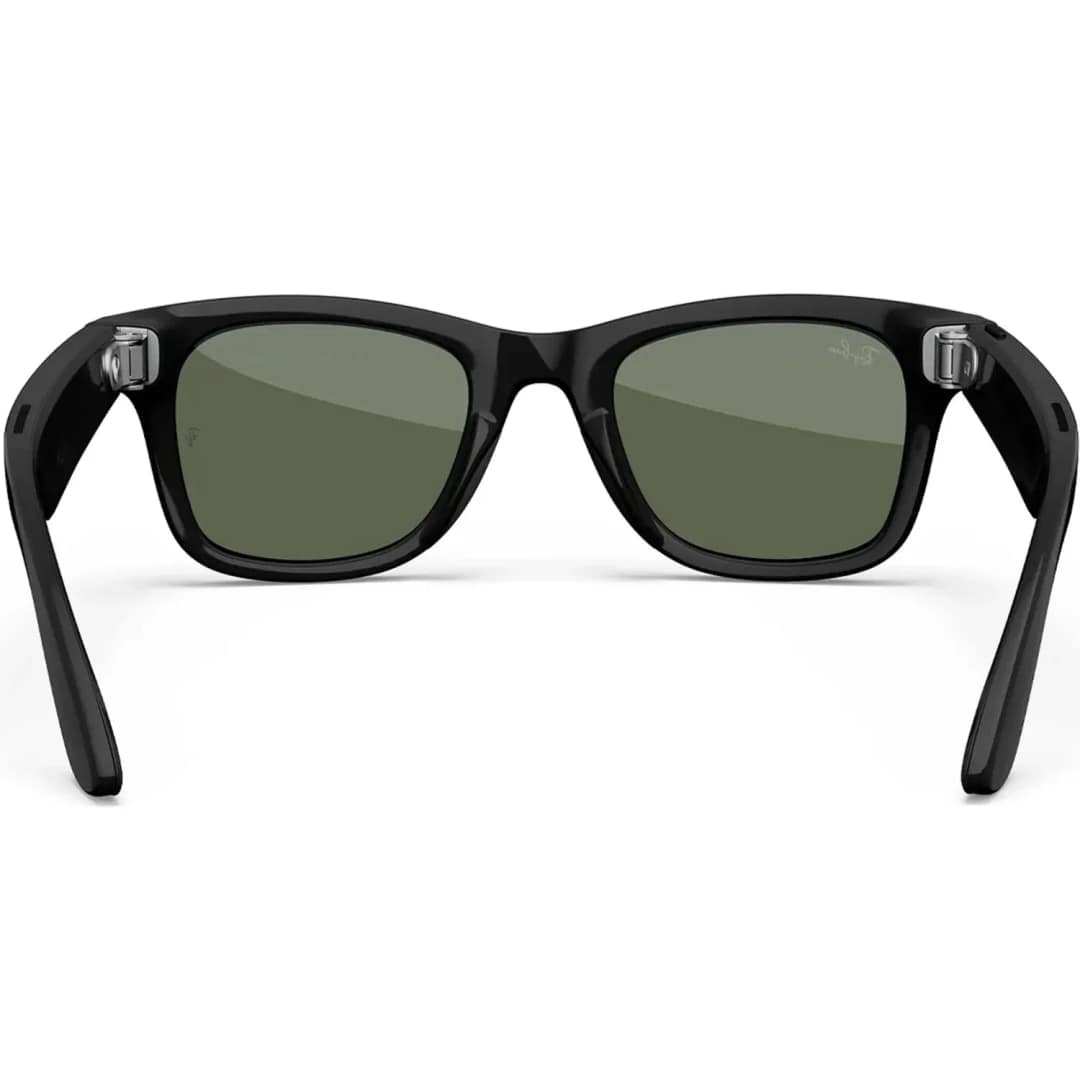 Умные очки Ray-Ban Wayfarer Shiny Black G-15 M Green — фото 4