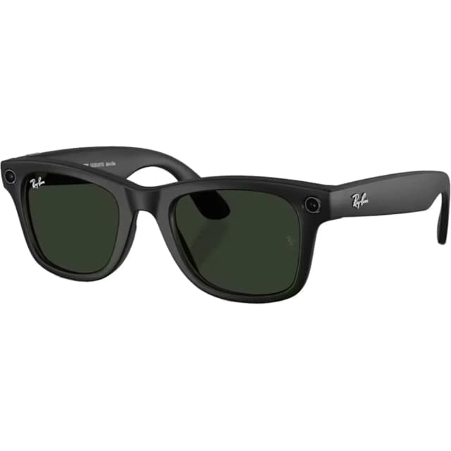 Умные очки Ray-Ban Wayfarer Matte Black Transitions L Graphite Green