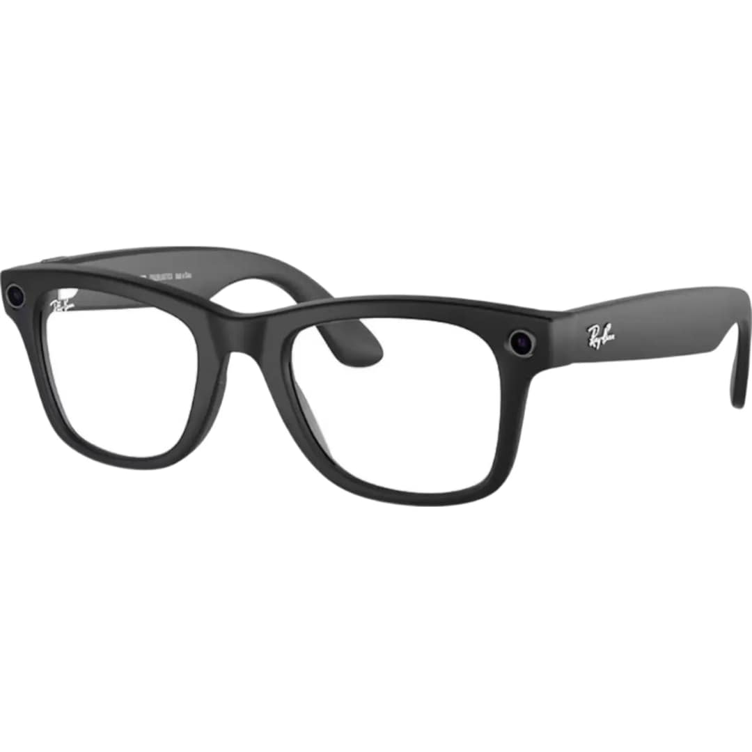Умные очки Ray-Ban Wayfarer Matte Black Transitions L Graphite Green — фото 2