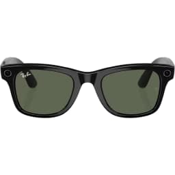 Умные очки Ray-Ban Wayfarer Matte Black Transitions L Graphite Green — фото 5