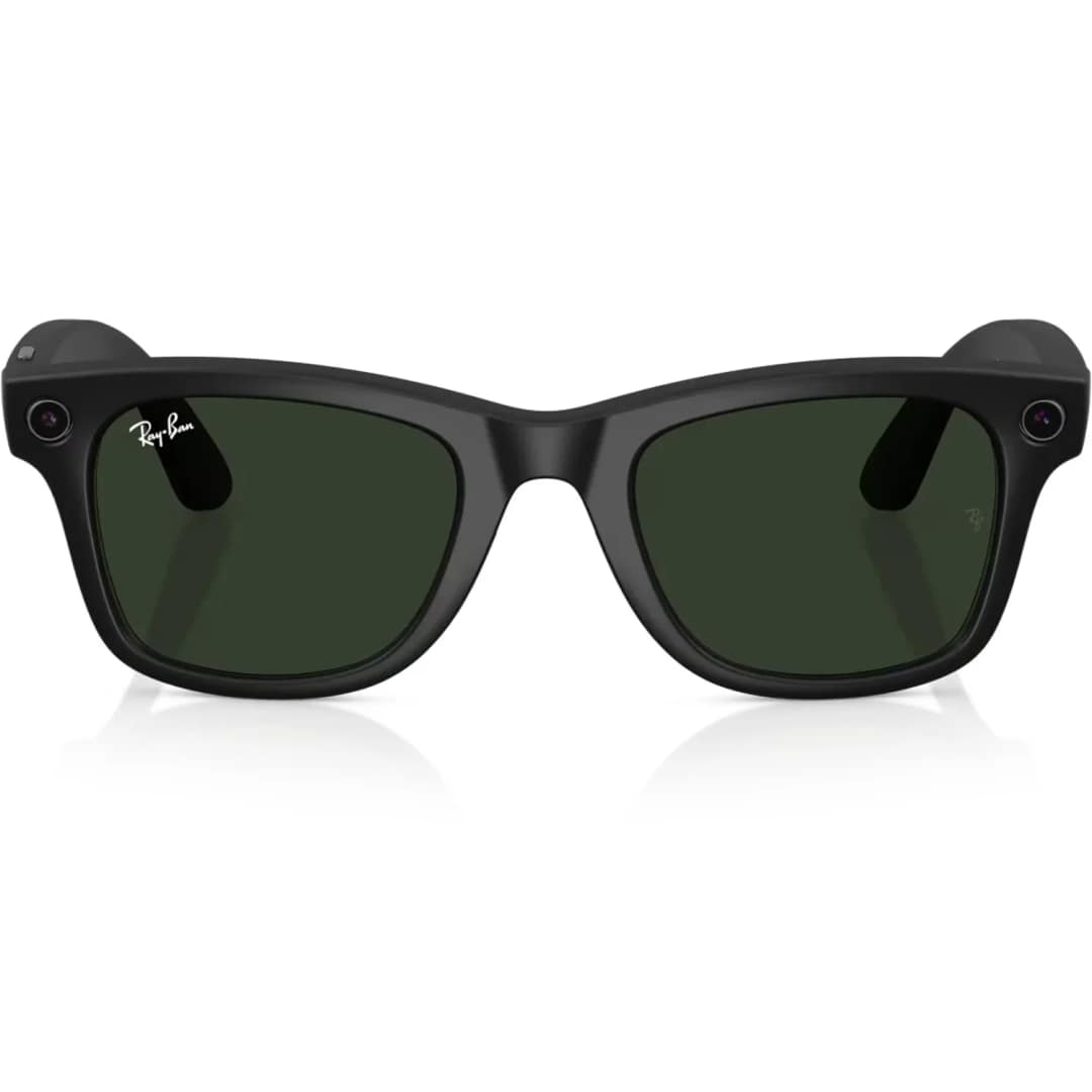Умные очки Ray-Ban Wayfarer Matte Black Transitions L Graphite Green — фото 6