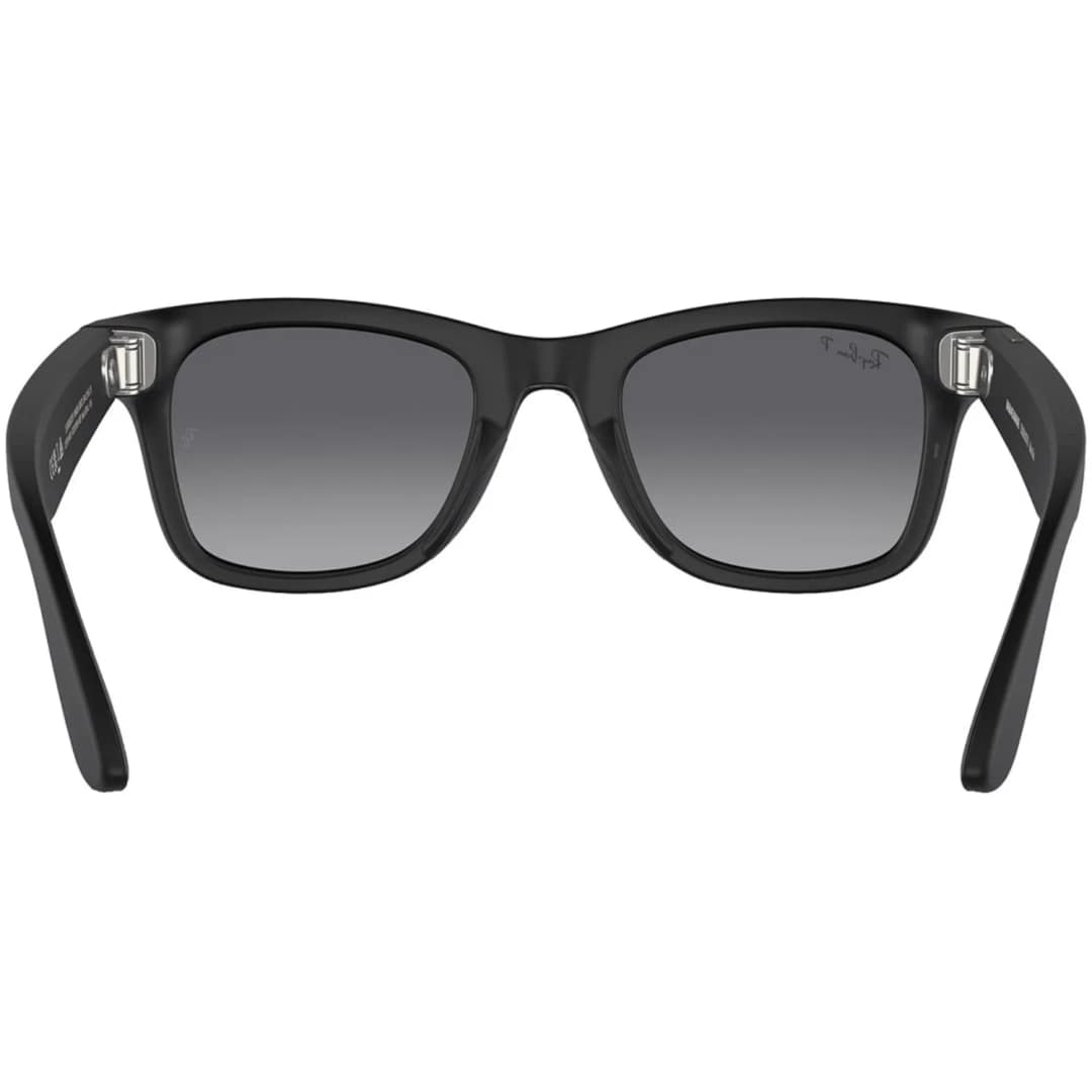 Умные очки Ray-Ban Wayfarer Matte Black Polar M Gradient Graphite — фото 4