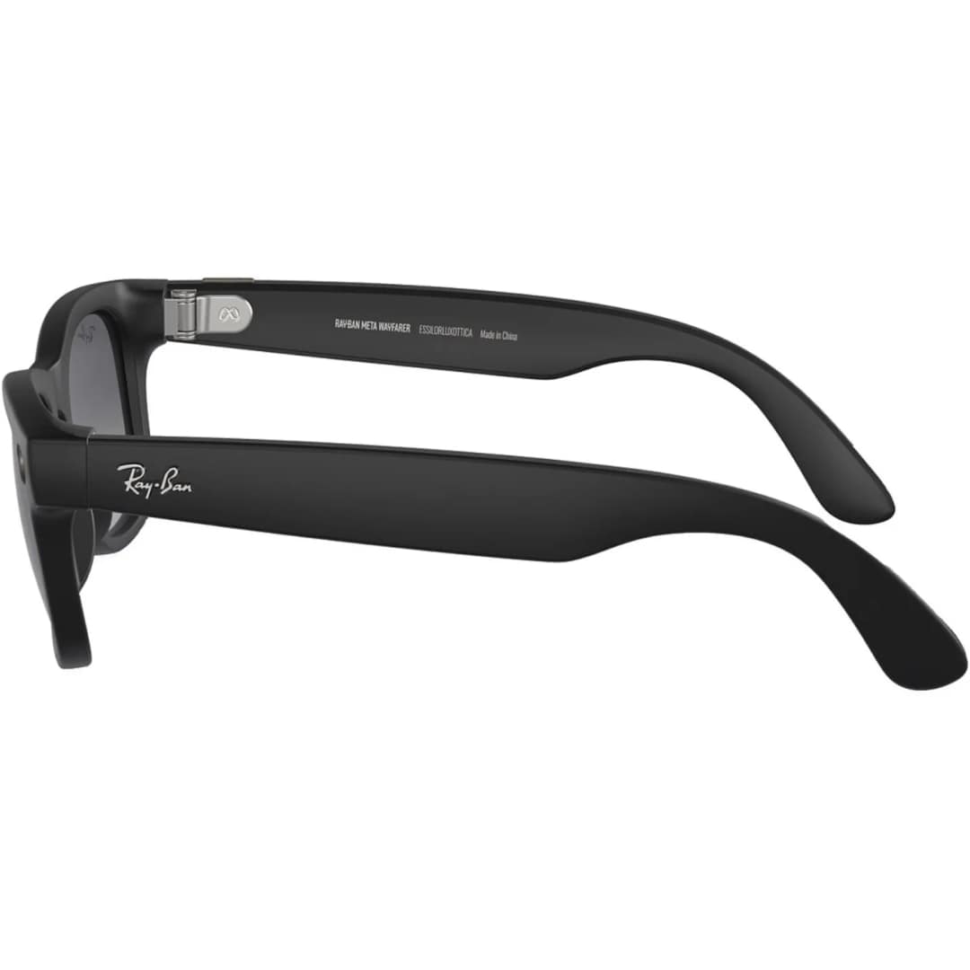 Умные очки Ray-Ban Wayfarer Matte Black Polar M Gradient Graphite — фото 5