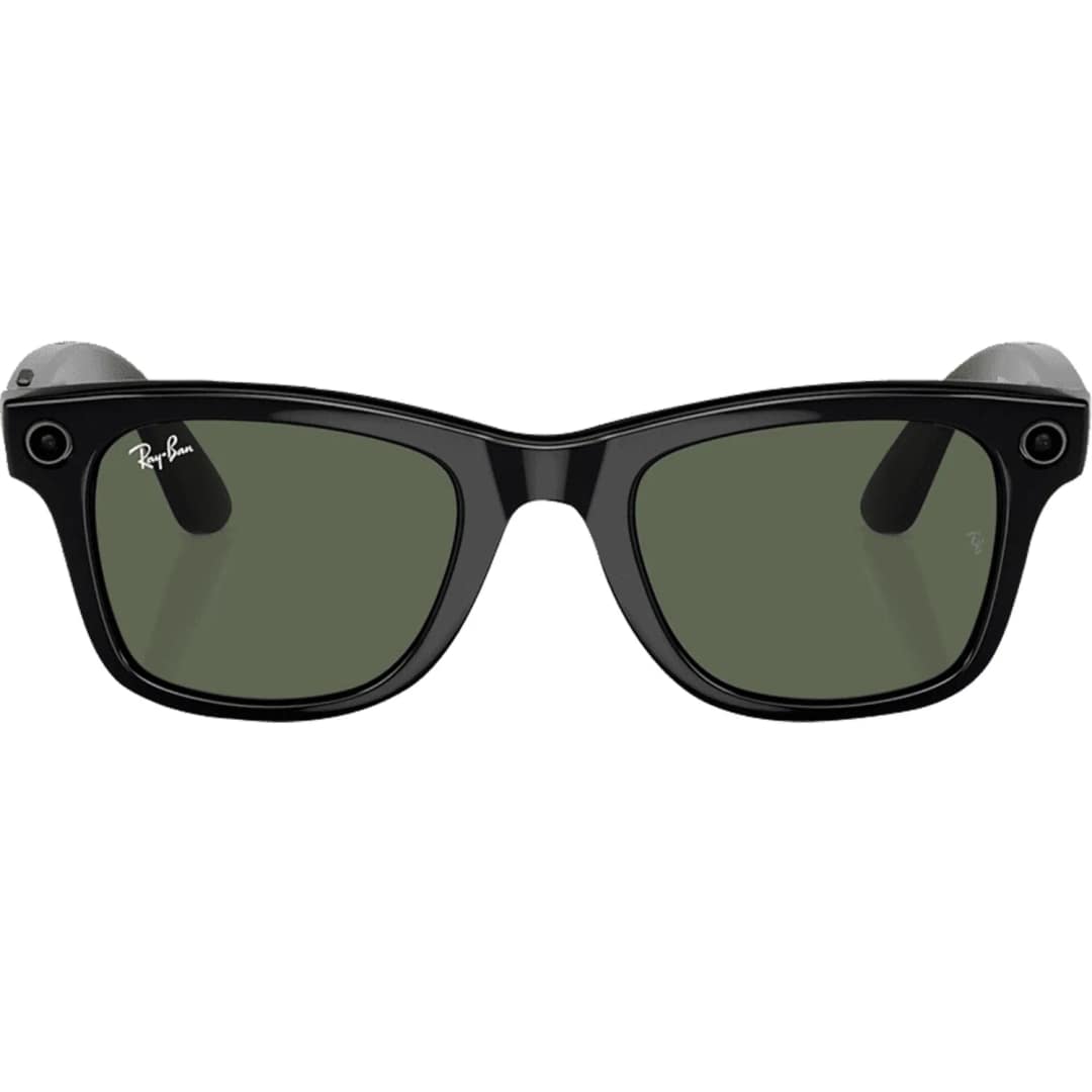 Умные очки Ray-Ban Wayfarer Shiny Black G-15 M Green — фото 5
