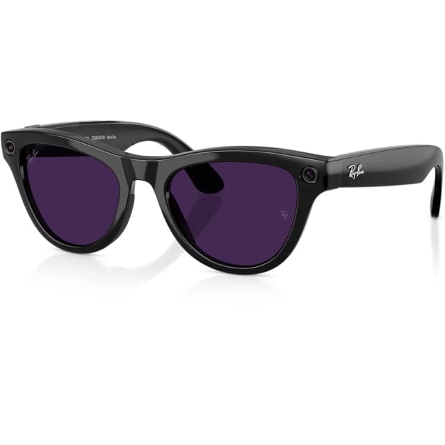 Умные очки Ray-Ban Skyler Shiny Black Transitions M, Amethyst