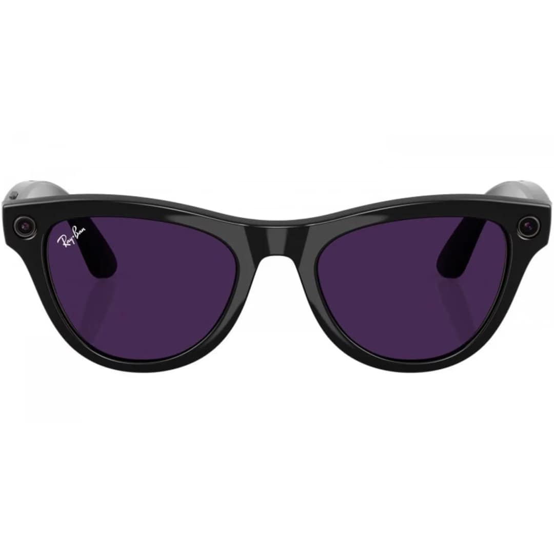 Умные очки Ray-Ban Skyler Shiny Black Transitions M, Amethyst — фото 6
