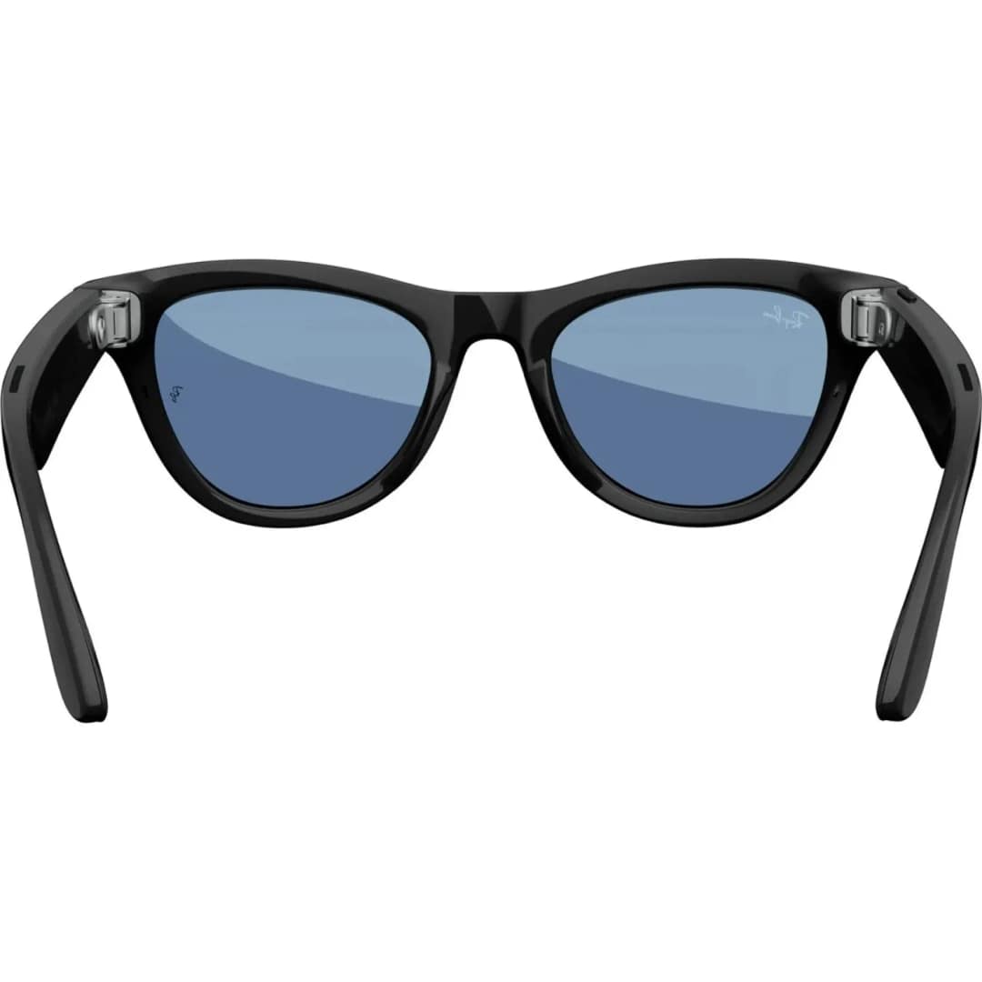 Умные очки Ray-Ban Skyler Shiny Black Transitions M, Cerulean Blue — фото 5