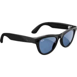 Умные очки Ray-Ban Skyler Shiny Black Transitions M, Cerulean Blue — фото 6