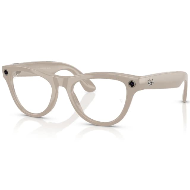 Умные очки Ray-Ban Skyler Shiny Chalky Gray Transitions M Sapphire