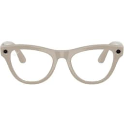 Умные очки Ray-Ban Skyler Shiny Chalky Gray Transitions M Sapphire — фото 4