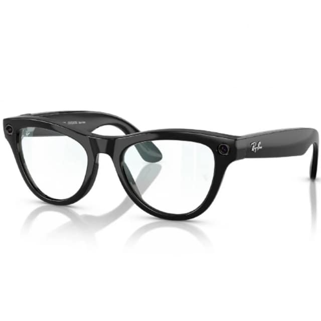 Умные очки Ray-Ban Skyler Shiny Black M, Clear