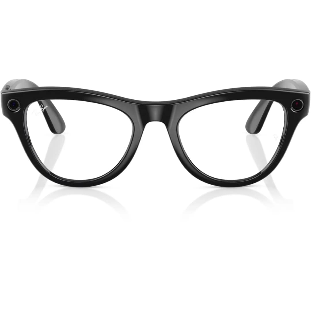 Умные очки Ray-Ban Skyler Shiny Black M, Clear — фото 2
