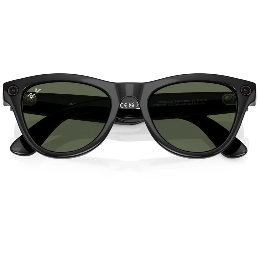 Умные очки Ray-Ban Skyler Shiny Black M, Green — фото 2