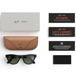 Умные очки Ray-Ban Skyler Shiny Black M, Green — фото 5