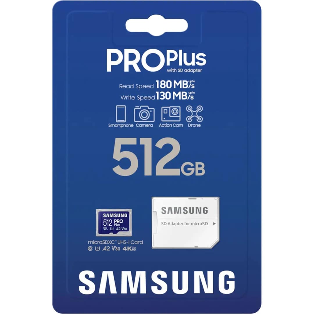 Карта памяти Samsung PRO Plus MicroSDXC Class 10 UHS-I U3 — фото 3