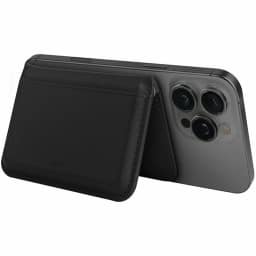 Картхолдер Uniq Lyden DS RFID-Blocking Magnetic Wallet, Black/Flint Gray — фото 3