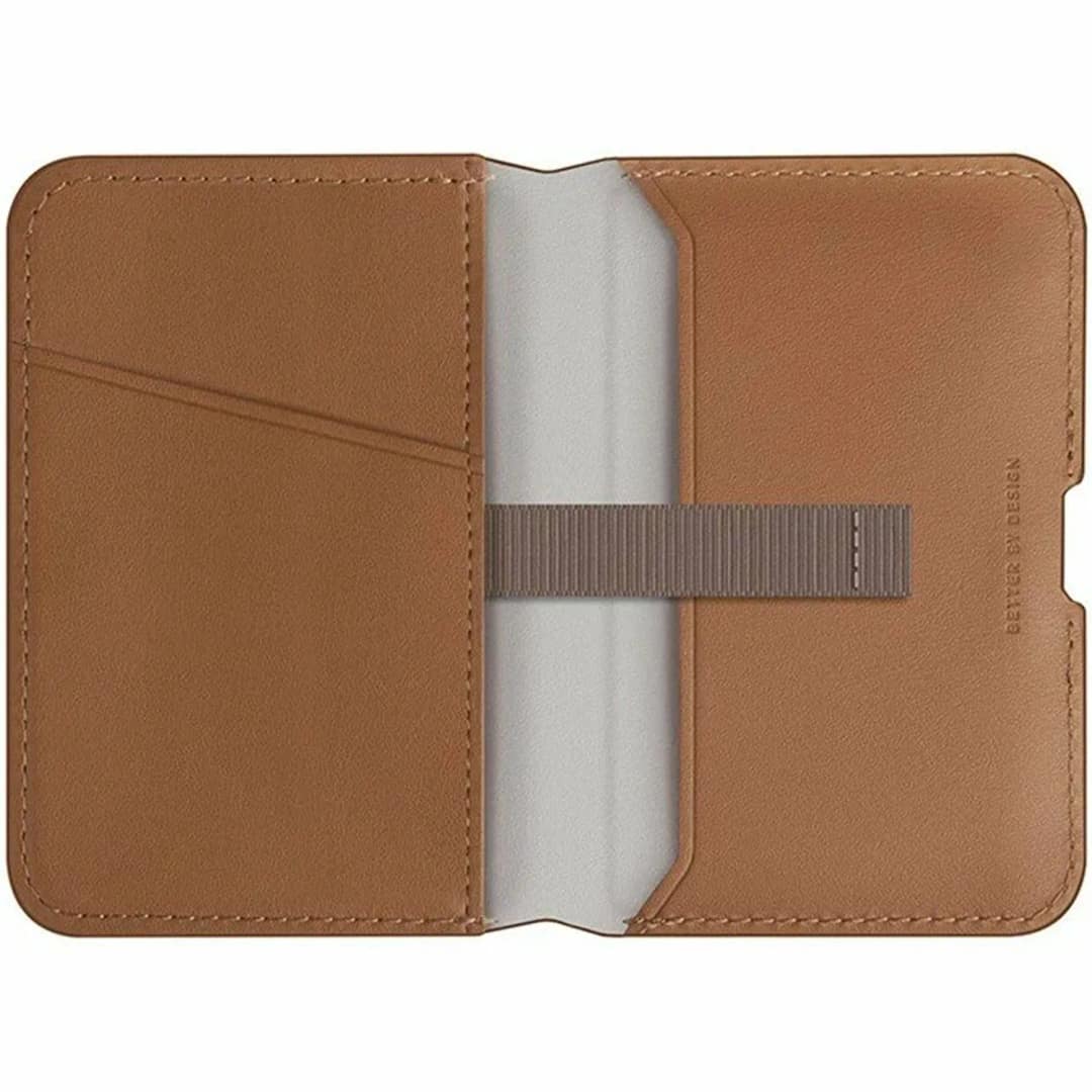 Картхолдер Uniq Lyden DS RFID-Blocking Magnetic Wallet, Caramel/Ivory — фото 2