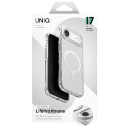 Чехол Uniq LifePro Xtreme Anti-Fingerprint Slim Hybrid Case with MagClick для iPhone Air Frost Clear White — фото 5
