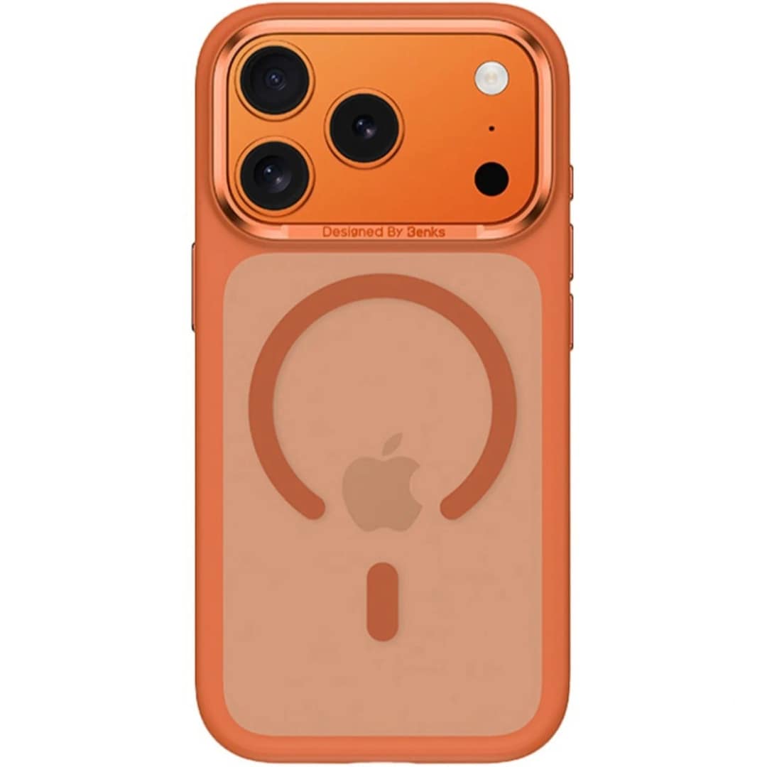 Чехол Benks Mist Protective Case with MagSafe для iPhone 17 Pro Max, Orange — фото 2