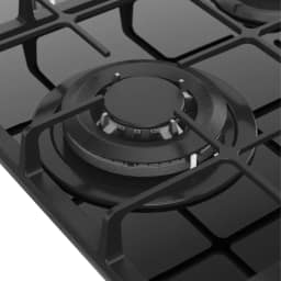 Газовая варочная панель Kuppersberg FG 40 B Black Glass — фото 4