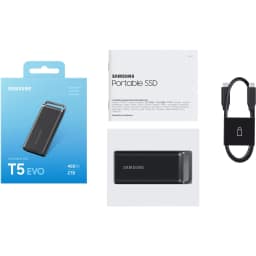 Внешний SSD накопитель Samsung T5 EVO USB 3.2 Type-C Black — фото 10