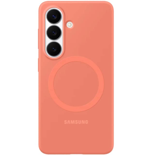 Чехол Samsung Silicone Magnet Case для Samsung Galaxy S26, Coralred