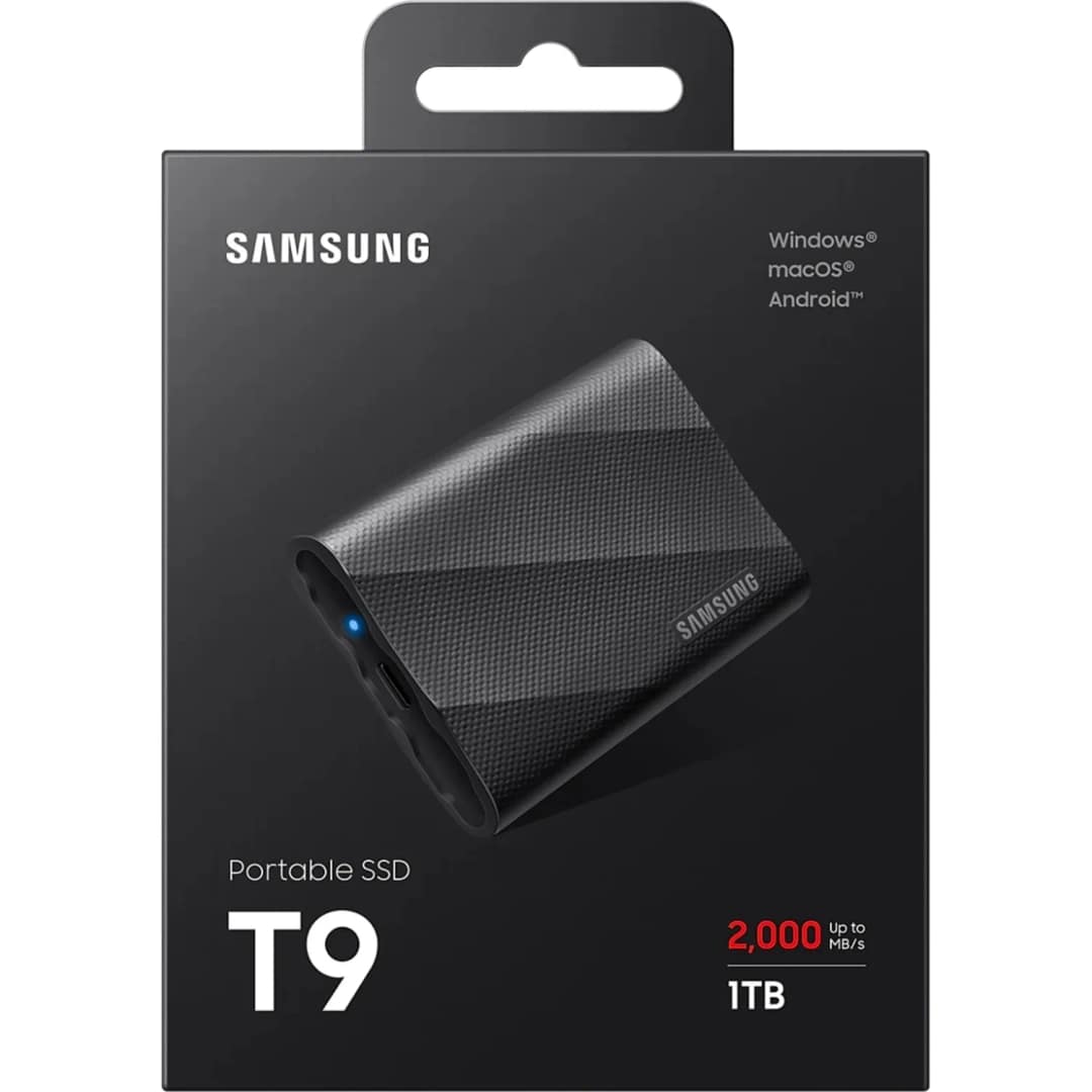 Внешний SSD накопитель Samsung T9 USB 3.2 Type-C Black — фото 7