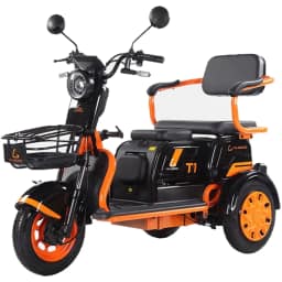 Электротрицикл Kugoo T1 Black — фото 1