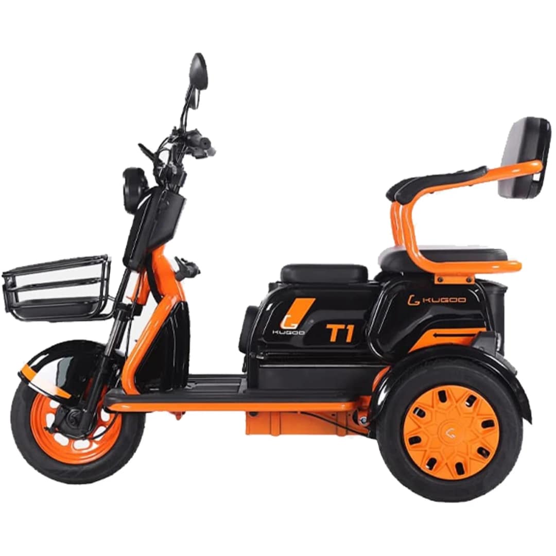 Электротрицикл Kugoo T1 Black — фото 5