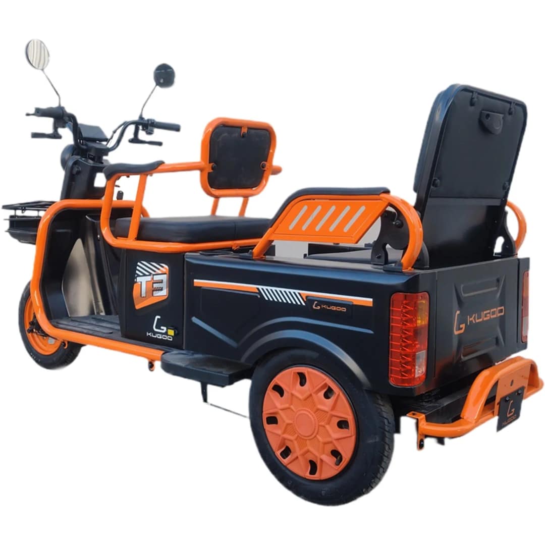 Электротрицикл Kugoo T3 Black — фото 5