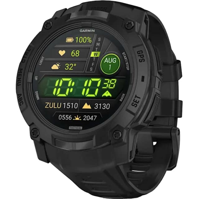 Смарт-часы Garmin Instinct 3 50mm Amoled Tactical Edition Black with Black Band