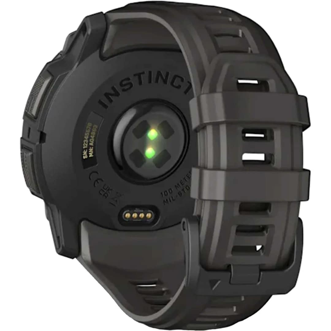 Смарт-часы Garmin Instinct 3 50mm Amoled Black with Charcoal Band — фото 4