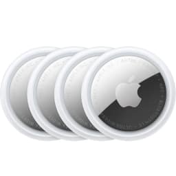 Трекер Apple AirTag Gen 2 белый серебристый 4 шт — фото 1