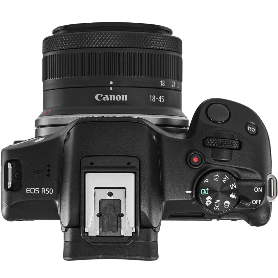 Фотоаппарат Canon EOS R50 Kit RF-S 18-45mm, Black — фото 5