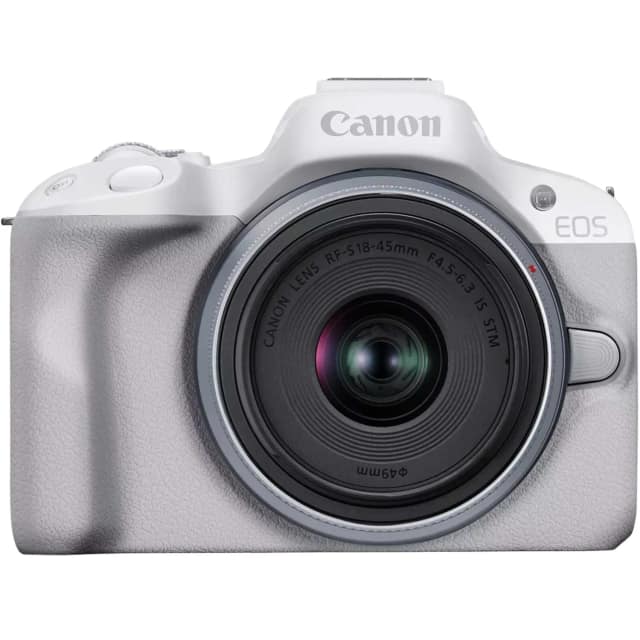 Фотоаппарат Canon EOS R50 Kit RF-S 18-45mm, White