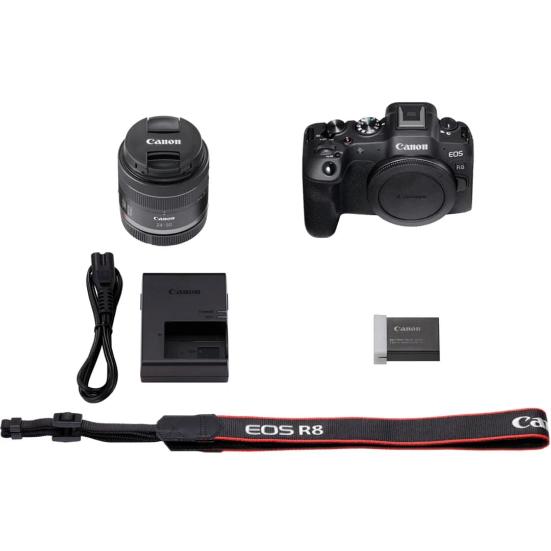 Фотоаппарат Canon EOS R8 Kit RF 24-50mm IS STM Black — фото 7