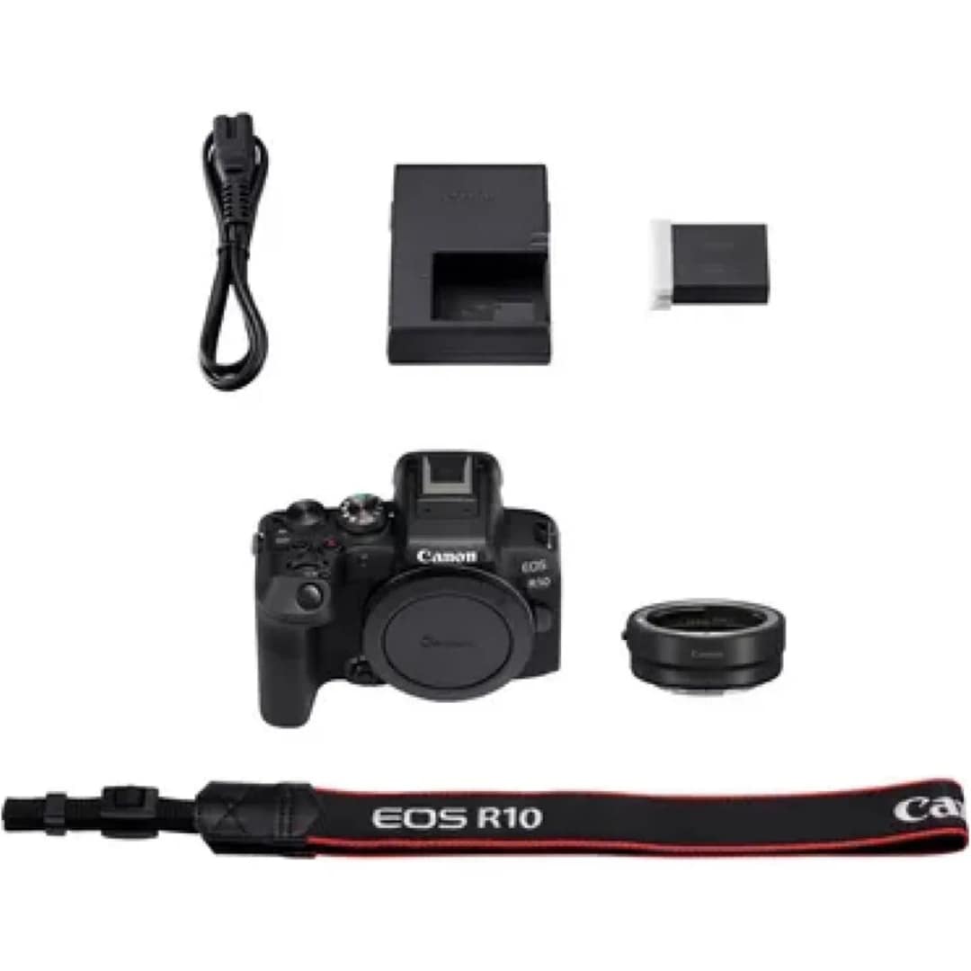 Фотоаппарат Canon EOS R10 Body Mount Adapter EF-EOS R Black — фото 8