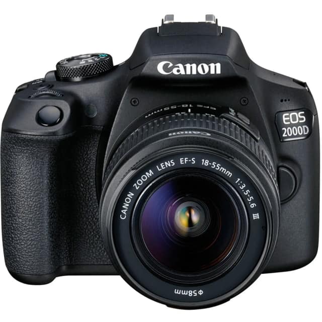 Фотоаппарат Canon EOS 2000D Kit EF-S 18-55 III Black