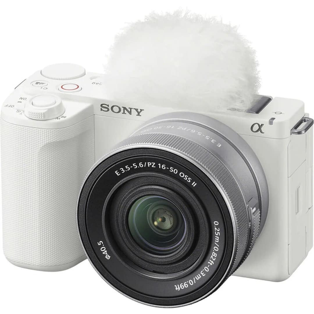 Фотоаппарат со сменной оптикой Sony Alpha ZV-E10 II Kit 16-50mm, White — фото 2
