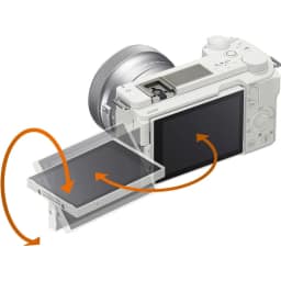 Фотоаппарат со сменной оптикой Sony Alpha ZV-E10 II Kit 16-50mm, White — фото 3
