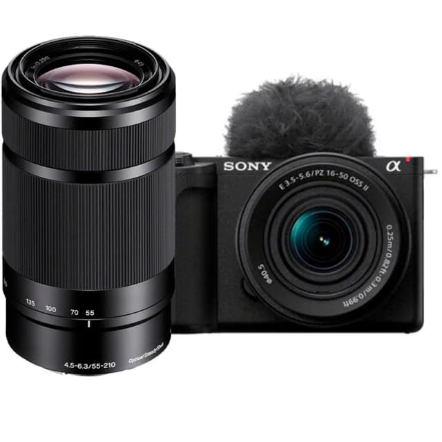 Фотоаппарат со сменной оптикой Sony Alpha ZV-E10 II Kit 16-50mm 55-210mm Black