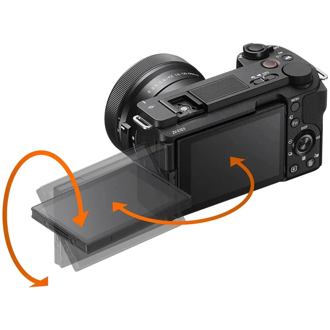 Фотоаппарат со сменной оптикой Sony Alpha ZV-E10 II Kit 16-50mm 55-210mm Black — фото 5