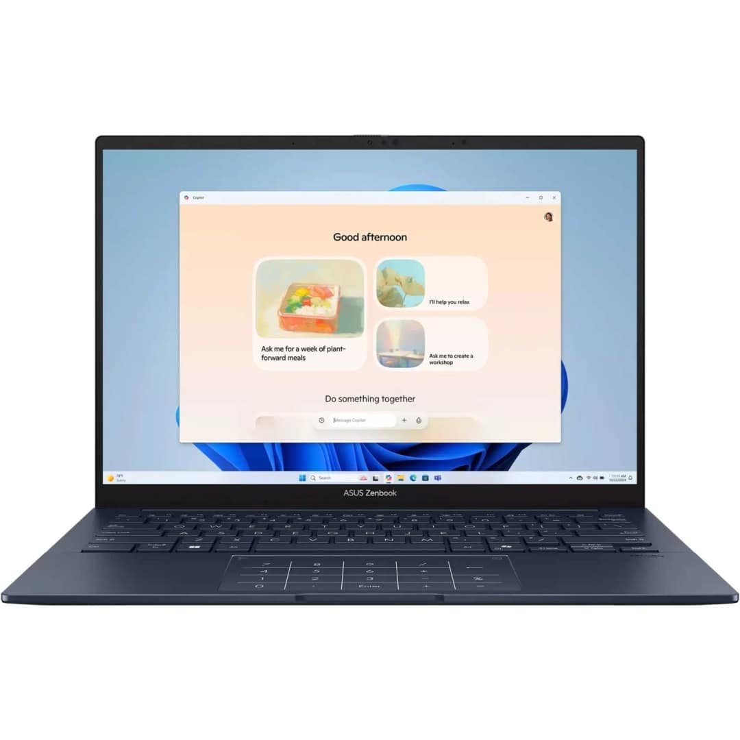 Ноутбук ASUS Zenbook 14 UX3405CA-ST786X 14 OLED i9-285H Ultra SSD Ponder Blue — фото 2