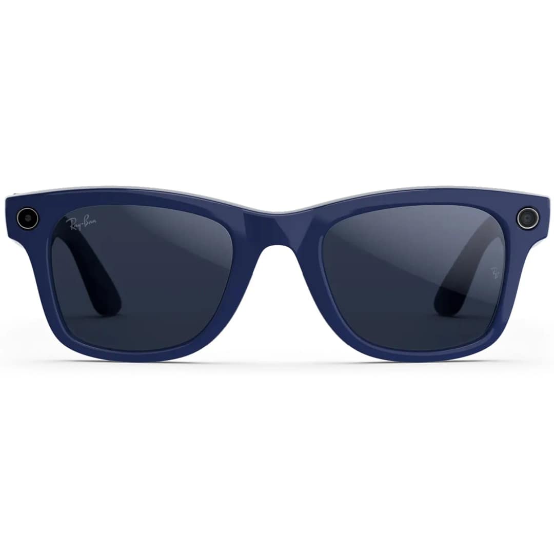 Умные очки Ray-Ban Wayfarer Shiny Cosmic Blue Transitions L Sapphire — фото 2